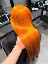 シピレアノバイブレス(shipi. le'ano by brace)&nbsp;オレンジ/初ブリーチ/学割U24/ダブルカラー/レイヤーカット