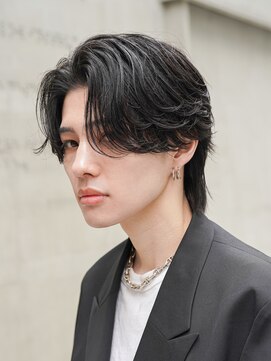 メンズヘアセンス 渋谷(MEN'S HAIR SENSE) フェザーパーマ/センターパート/ニュアンスパーマ/メンズ/眉毛