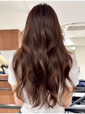 ハイライトバレイヤージュダブルカラーケアブリーチ20代30代