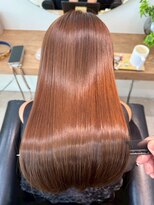 ニフティー(Nifty)&nbsp;髪質改善ストレート/アプリコットブラウン/うる艶髪/美髪矯正