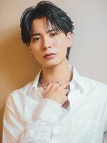 ルーストデラックス 京都河原町三条(ROOST dx)&nbsp;MEN’S/リバースセンターパート/ニュアンスパーマ/河原町