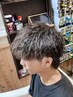【学生限定】ツイストスパイラルパーマ+メンズカット ¥18700→ ¥11550