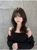 ワンホンレイヤー/ミルクティーブロンド/ダークブルー/千葉