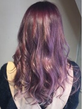 ラックスビー ユナイテッド 神戸三宮いくたロード店(LUXBE UNITED) 春スタイルピンクラベンダー【LUXBE 神戸三宮いくたロード店】