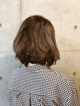 ピュアソウル(Pure Soul) ニューヨークドライカット★人気のルーズヘア前下がりボブ[渋谷]