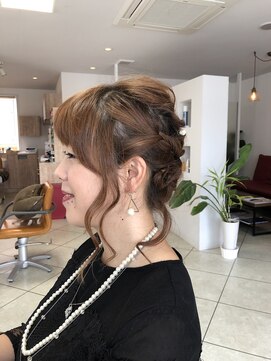 レゴヘアー(LEGO HAIR) アップスタイル