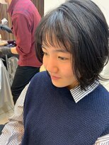 クオリス 上板橋店(QUALIS) ナチュラル★シースルーバング/外ハネボブ/レイヤー/こなれ感