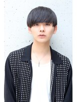 ネイビー(NAVY)&nbsp;メンズ 縮毛矯正 髪質改善 ストレートパーマ ナチュラルマッシュ