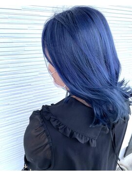 シャルムヘアー(charme hair) ネイビーブルー