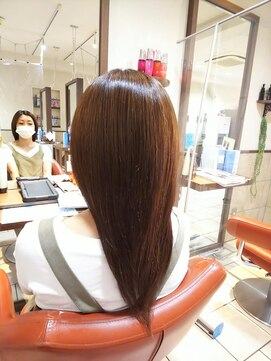 ネオリーブチノ 登戸店(Neolive cino) 髪質改善酸熱TRハホニコラメラメTRロングツヤ髪