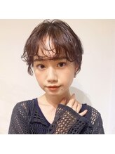 ジジ 渋谷(Gigi) 【Gigi渋谷】韓国かわいい前髪パーママッシュショートボブ