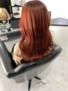 グラム 安城桜井店(gram) アプリコット_オレンジ_ミディ_ケアブリーチ_髪質改善_U24_61