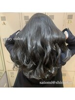 ワット 原宿店(W)&nbsp;【W-ワット-原宿】暗髪にも透明感を！ダークカーキグレージュ