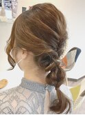 ルーズヘアセット