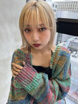 ロンドルーチェ 心斎橋(Lond luce)&nbsp;ダークアッシュ/ミディアムレイヤーカット［髪質改善/縮毛矯正］