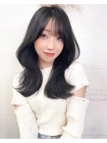 リコバイアフロート(riko by afloat)&nbsp;韓国ヘア/サイドバング/くびれヘア/レイヤーカット/ブルージュ