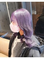 エイト 池袋店(EIGHT ikebukuro)&nbsp;ケアブリーチでパープル☆