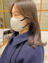 ネオリーブ アンド 渋谷店(Neolive &)&nbsp;【韓国×ダブルカラー】ショコラベージュ×韓国風レイヤー