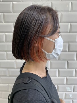 アピィス(APPiiS) インナーカラー×ボブヘア