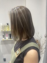 ルクス(Lux) 【hairLux石原霞】白髪を目立たせない。白髪ぼかしハイライト