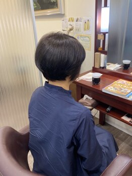 ヘアーメイク ナユタ(hair make nayuta)の写真/【あなたに似合うショートスタイル♪】お客様一人ひとりの髪質やクセ、骨格を活かしてカットします◎