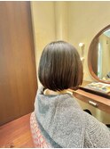 【el zafiro yodoyabashi】艶感ほのかな透明感ボブ