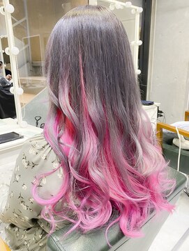 デイズ(days) DAYS　明治神宮前デザインカラーインナーカラーピンクカラー10代