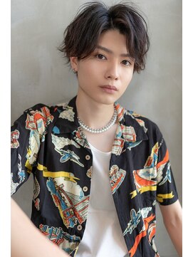 ハバナ 渋谷(HAVANA) 束感モテる/ツーブロック/センターパート/ニュアンスパーマ