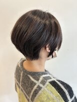 スタジオ アルファプラス 日暮里店(studio α+)&nbsp;ステップボーンカットカットボブショートハイライト白髪ぼかし