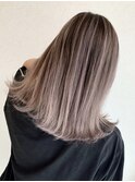 イヤリングカラーハイライトインナーカラーバレイヤージュ
