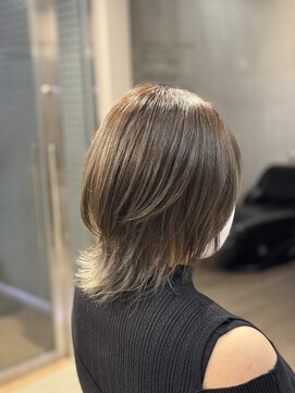 プレビア 上尾店(PREVIA) 髪質改善質感再整カラー☆アッシュベージュ