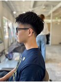 MEN'SHAIRアッシュブラックベリーショートダークアッシュ