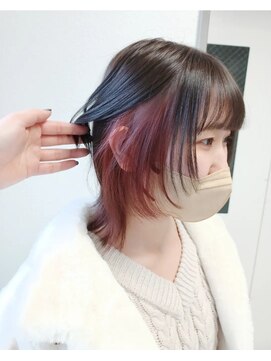 パープル(purple) インナーチェリーピンク