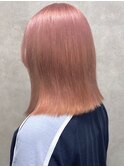ペールピンク/コーラルピンク/ブリーチ/ハイトーン