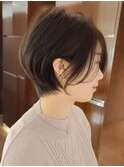 ショートボブ小顔カット大人ヘア髪質改善30代40代50代表参道青山
