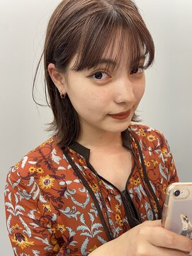 ヌープヘアーアイス(NUUP.hair ici) 秋にオススメ暖色オレンジブラウン