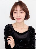 丸みシルエットがかわいい王道ショート