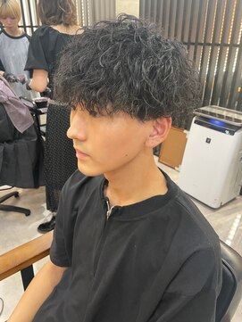 メンズ リコ(MEN'S RICO) ツイストスパイラルツイスパメンズマッシュメンズパーマ【大和】