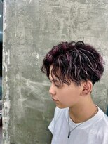 メンズサロン キング 梅田店(Men’s salon K!ng)&nbsp;波巻きツイストスパイラルパーマ/フェザーパーマ/眉毛/メンズ