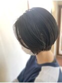 30代40代50代◎乾かすだけでキレイな丸みに◎大人ショートボブ