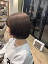 ローグ(Logue) ボブ/姫カット/アッシュブラウン/ブラウンカラー/艶髪