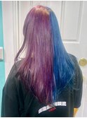 【推しカラーとのツートンカラー】池袋美容室