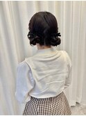 【votan坂本早苗】ツインお団子アレンジ/ツインアレンジ