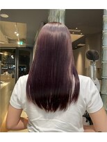 ヘアラウンジ アンリオ(hair lounge an rio)&nbsp;ワインレッドカラー
