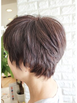 松本平太郎美容室 国立店 ショートレイヤー×イノアカラー