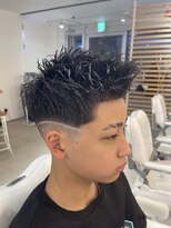 クラウドナイン(Cloud9)&nbsp;ミドルフェード×フェザーアップ