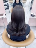 ミニウルフレイヤーカット顔周りカット前髪カット韓国ロング