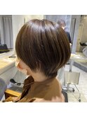 オリーブカラー◎大人ショートボブ◎荻原圭介