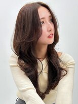 オーバーヘアー 南草津店(over hair)&nbsp;【over hair】マロングレージュ×カーテンバング