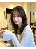 ふんわりレイヤー/シースルーバング/20代/30代40代50代
